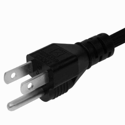 Electronics UL Power Cord کانکتورهای IEC C13 125V 10A PVC مس خالص
