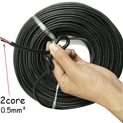کابل انعطاف پذیر با عایق لاستیکی 2x1 میلی متر 100 متر / رول برای تجهیزات الکترونیکی