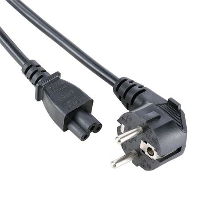 کیفیت  EU VDE Power Cord Black Home Appliance Laptop Extension Cable کارخانه